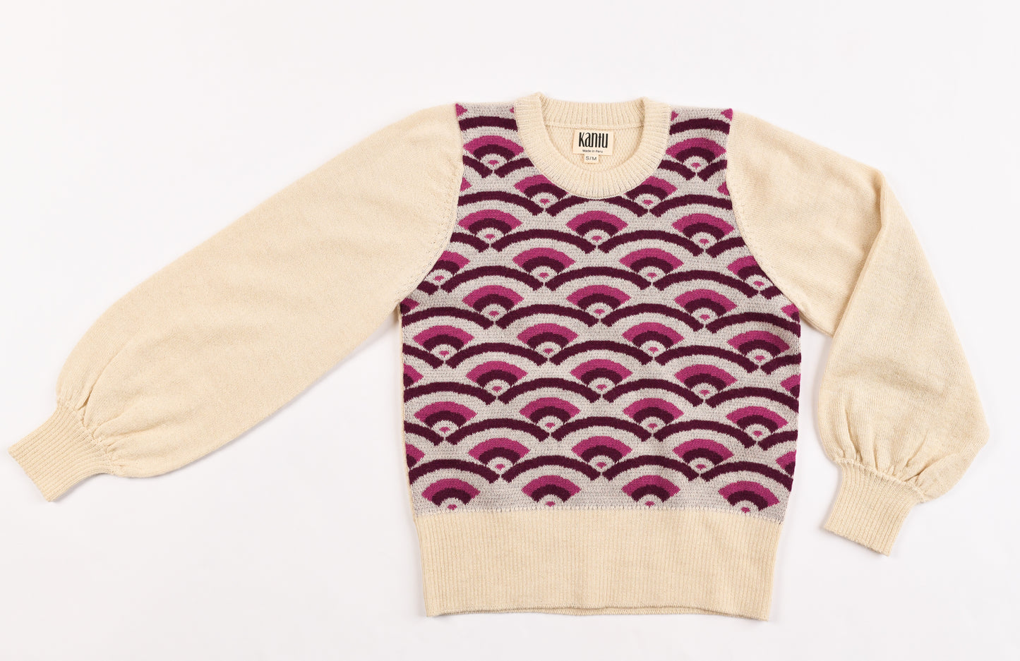 Seashell Fuchsia Frost Lightweight Sweater